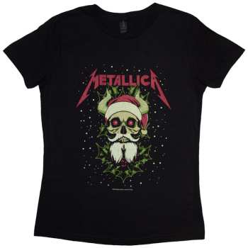 Merch Metallica: Dámské Tričko Santa Horns