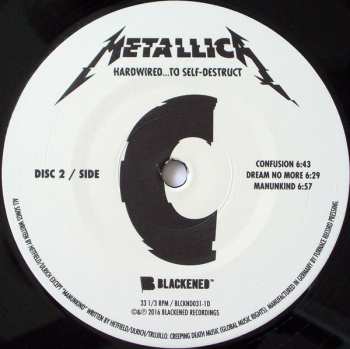 2LP Metallica: Hardwired...To Self-Destruct 597732