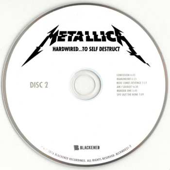 2CD Metallica: Hardwired...To Self-Destruct 606753