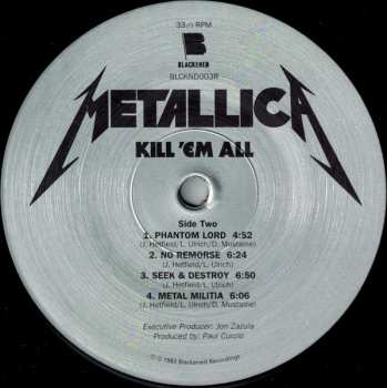 LP Metallica: Kill 'Em All 602930