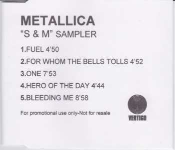 Album Metallica: "S & M" Sampler