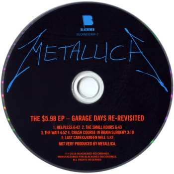 CD Metallica: The $5.98 E.P. - Garage Days Re-Revisited DIGI 663469