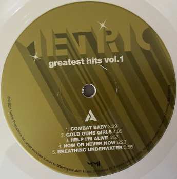 LP Metric: Greatest Hits Vol. 1 CLR 610850