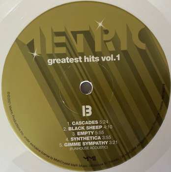 LP Metric: Greatest Hits Vol. 1 CLR 610850