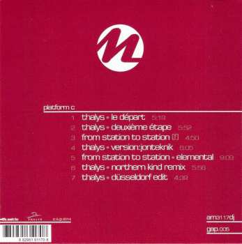 LP/CD Metroland: Thalys LTD 80859