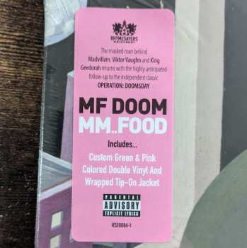 2LP MF Doom: MM..Food (20th Anniversary Edition) 628886