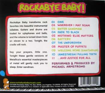 CD Michael Armstrong: Rockabye Baby!: Lullaby Renditions Of Metallica 608501