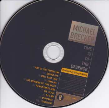 CD Michael Brecker: Time Is Of The Essence 558918