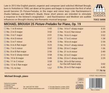 CD Michael Brough: 25 Picture-Preludes For Piano, Op. 19 175043