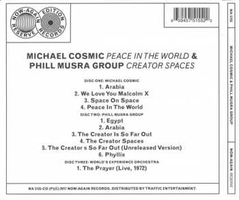 3CD Michael Cosmic: Cosmic Paradise - Peace In The World - Cosmic Records 330077