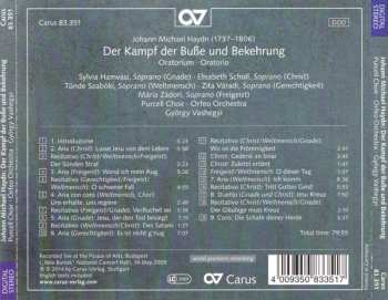 CD Michael Haydn: Der Kampf Der Buße Und Bekehrung - Oratorium 123211