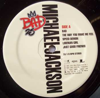 3LP Michael Jackson: Bad 25 LTD 385220