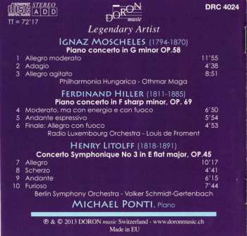 CD Michael Ponti: Ignaz Moscheles - Ferdinand Hiller - Henry Litolff 615651