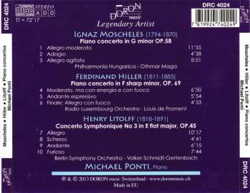 CD Michael Ponti: Ignaz Moscheles - Ferdinand Hiller - Henry Litolff 615651