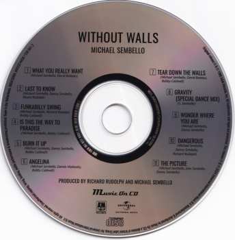 CD Michael Sembello: Without Walls 625738