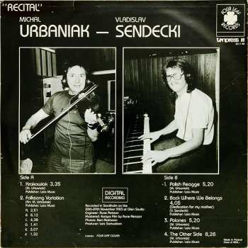 LP Michał Urbaniak: Recital 626198