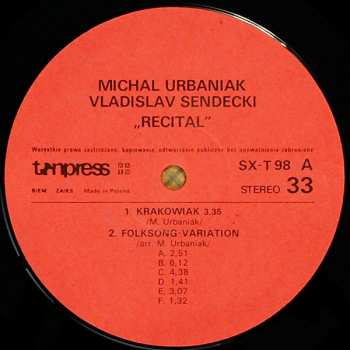 LP Michał Urbaniak: Recital 626198