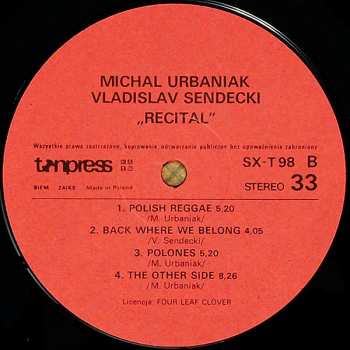 LP Michał Urbaniak: Recital 626198