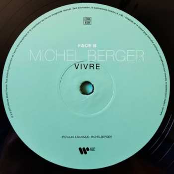 2LP Michel Berger: Vivre LTD 587135