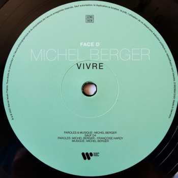 2LP Michel Berger: Vivre LTD 587135