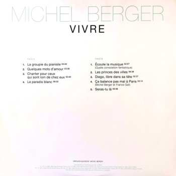 2LP Michel Berger: Vivre LTD 587135