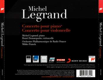 CD Michel Legrand: Concerto Pour Piano - Concerto Pour Violoncelle   544976