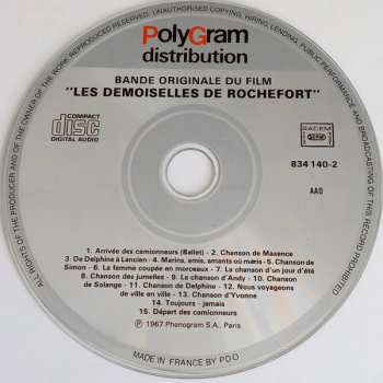 CD Michel Legrand: Les Demoiselles De Rochefort 611523