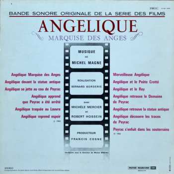 LP Michel Magne: Bande Sonore Originale De La Série Des Films Angélique Marquise Des Anges 510248