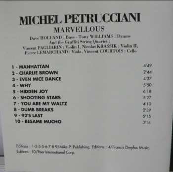 CD Michel Petrucciani: Marvellous 622942