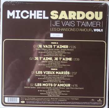 EP Michel Sardou: Je Vais T'aimer - Les Chansons D'amour. Vol1 LTD | NUM 86898