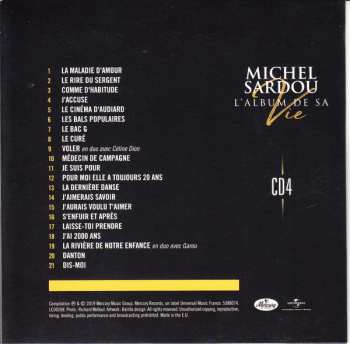 5CD/Box Set Michel Sardou: L'album De Sa Vie 591444