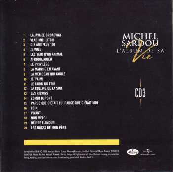 5CD/Box Set Michel Sardou: L'album De Sa Vie 591444