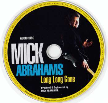 CD/DVD Mick Abrahams: Long Long Gone 96182