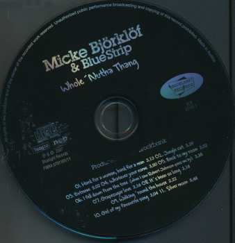 CD Micke Björklöf & Blue Strip: Whole 'Nutha Thang 564327