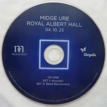 3CD Midge Ure: Royal Albert Hall 04. 10. 23 641611