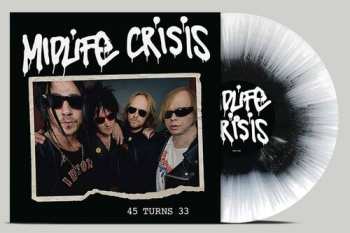 Album Midlife Crisis: 45 Turns 33 - Black/white Splatter