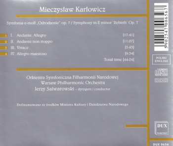 CD Mieczysław Karłowicz: Symphony In E Minor 'Rebirth' Op. 7 558088