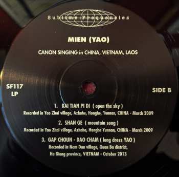 LP Yao: Canon Singing in China, Vietnam, Laos LTD 430838