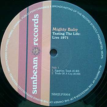 2LP Mighty Baby: Tasting The Life: Live 1971 132785