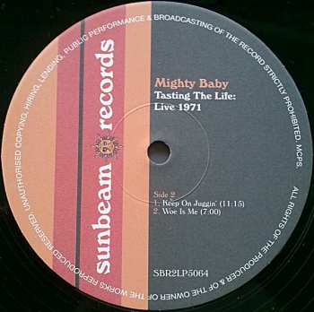 2LP Mighty Baby: Tasting The Life: Live 1971 132785