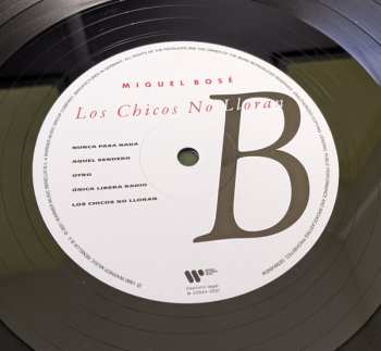 LP/CD Miguel Bosé: Los Chicos No Lloran 658666