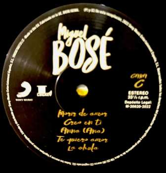 2LP Miguel Bosé: Miguel Bosé  628325