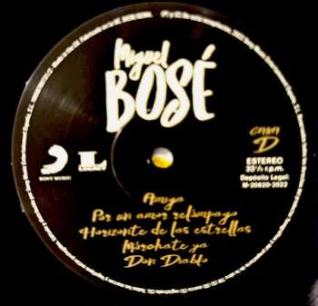 2LP Miguel Bosé: Miguel Bosé  628325