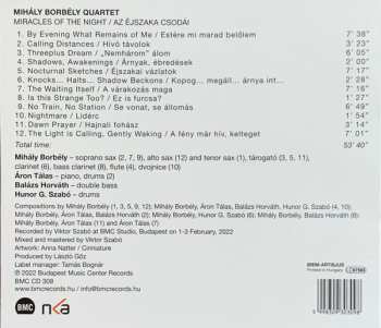 CD Mihaly Borbely Quartet: Miracles Of The Night 587991