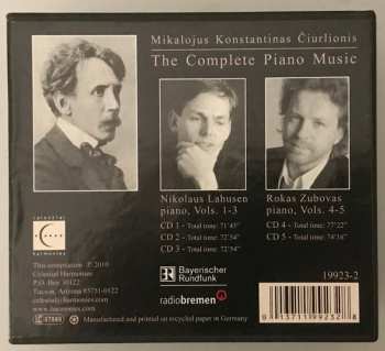 5CD/Box Set Mikalojus Konstantinas Ciurlionis: The Complete Piano Music 646506