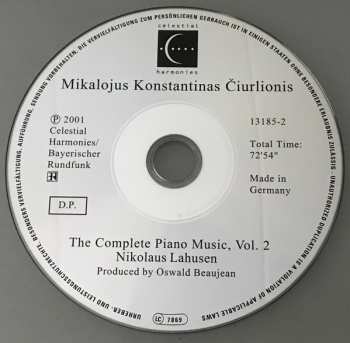 5CD/Box Set Mikalojus Konstantinas Ciurlionis: The Complete Piano Music 646506