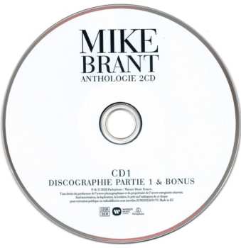 2CD Mike Brant: Anthologie 2 CD 601107