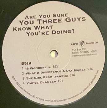 LP Jeff Hamilton: Are You Sure You Three Guys Know What You're Doing? LTD 581558