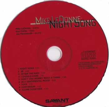 CD Mike LeDonne: Night Song 315235