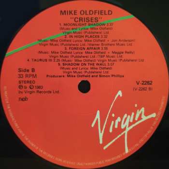 LP Mike Oldfield: Crises 603314